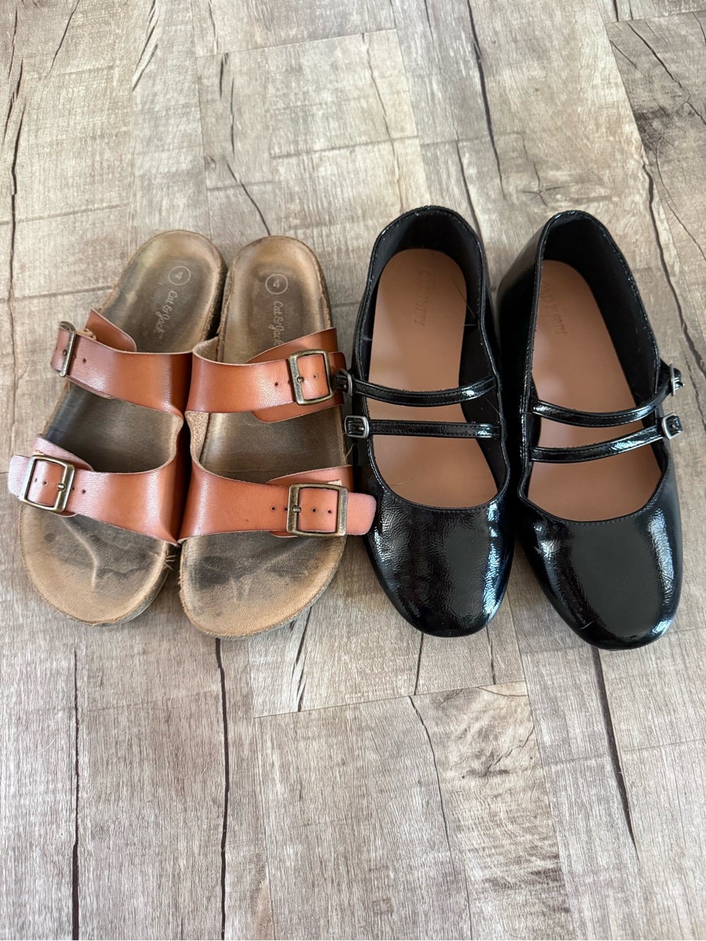 Cat & Jack Black Patent Mary Jane Flats